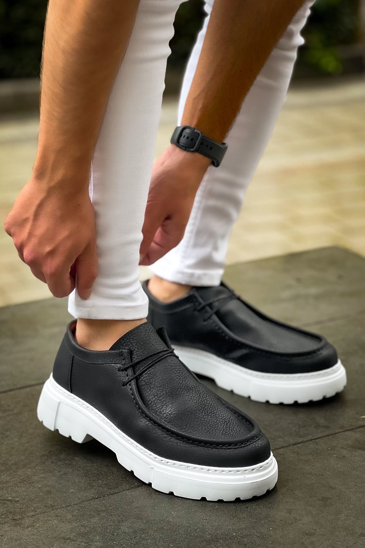 Ch2404  Cbt Castle Erkek Ayakkabı Sıyah