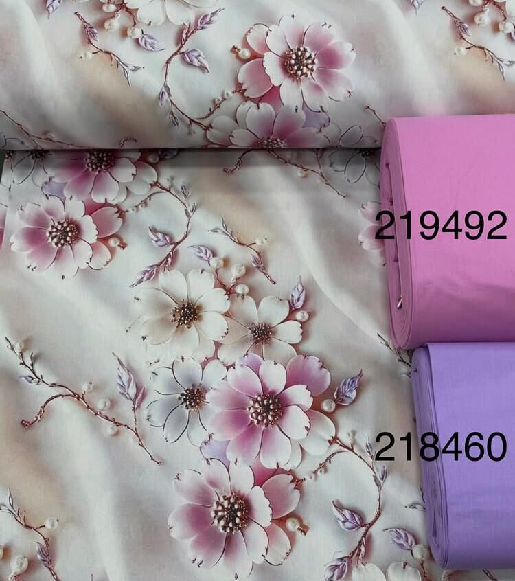 Dijital Baskı Pamuklu Nevresimlik Kumaş