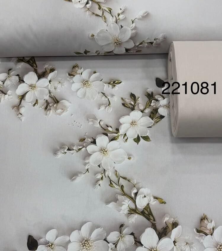 Dijital Baskı Pamuklu Nevresimlik Kumaş