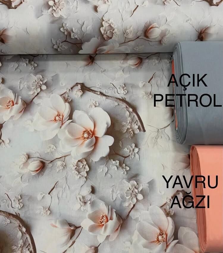Dijital Baskı Pamuklu Nevresimlik Kumaş