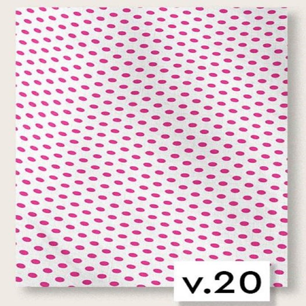 Fuşya pembe puanlı poplin kumaş