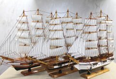 Ahşap Yelken Gemi Model 3