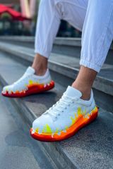 Ch254  Cbt Pittura Erkek Ayakkabı 535 Kırmızı Alev