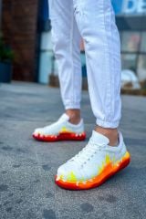 Ch254  Cbt Pittura Erkek Ayakkabı 535 Kırmızı Alev