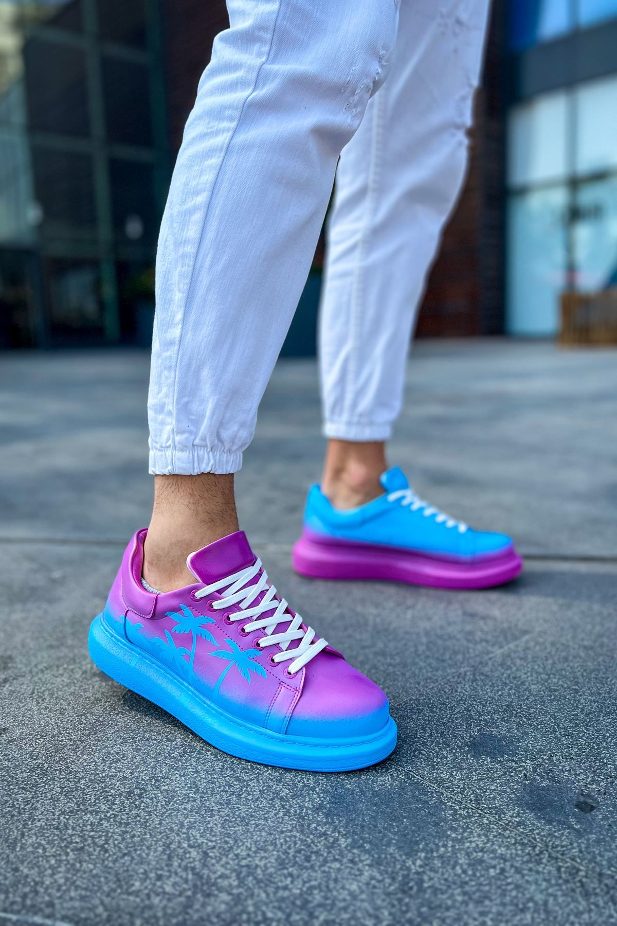 Ch254  Cbt Pittura Erkek Ayakkabı 555 Mıamı Heat