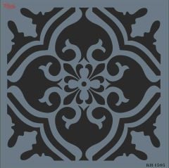 Rich Kr 1505 Fayans Stencil 30X30 Cm