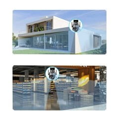 3Mp + 3Mp WiFi Ip Tf Kart Girişli Optik Zoom Kamera