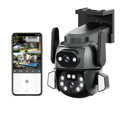 3Mp + 3Mp WiFi Ip Tf Kart Girişli Optik Zoom Kamera