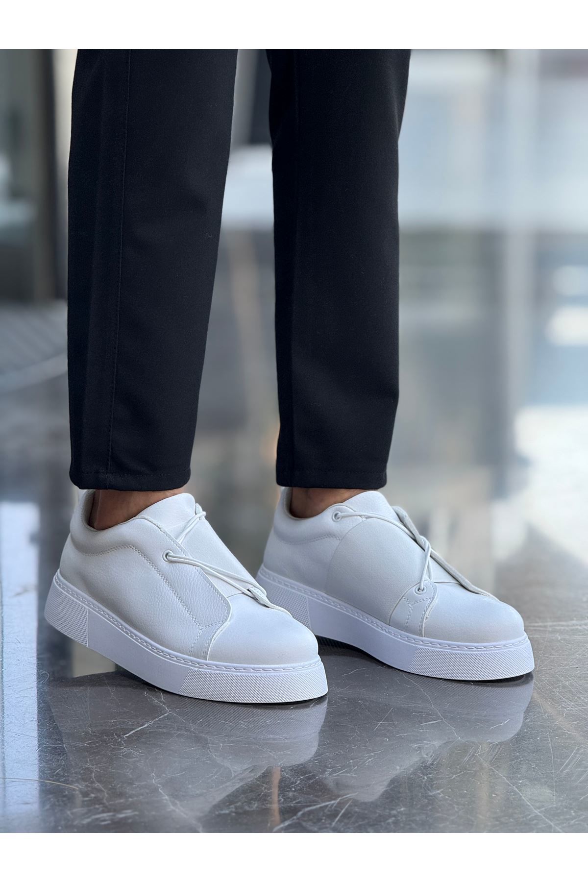 Ch2603  İpekyol Erkek Ayakkabı Beyaz