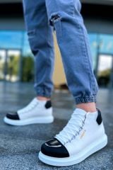 Ch267  Gbt Roma Mirror Erkek Bot Beyaz/Sıyah