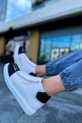 Ch267  Gbt Roma Mirror Erkek Bot Beyaz/Sıyah