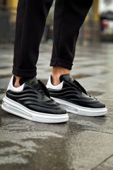 Ch299  Gbt Sollıevo Erkek Ayakkabı Sıyah/Beyaz