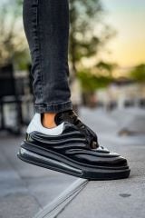 Ch299  Grt Sollıevo Erkek Ayakkabı Sıyah/Beyaz