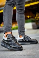 Ch299  Grt Sollıevo Erkek Ayakkabı Sıyah/Beyaz