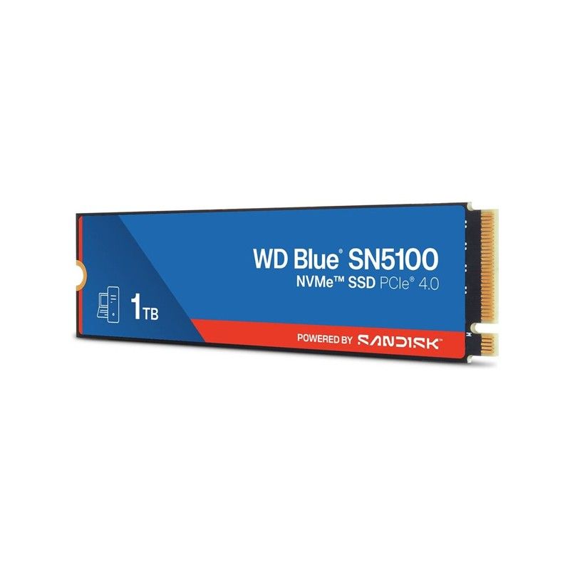 1 Tb Wd Blue Sn5100 Pcı4.0 5000Mb/S 4000Mb/S M2 Ssd Wds100T5B0E